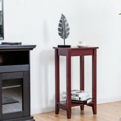 Best Sale 😍 Costway Tall End Table Coffee Stand Night Side Nightstand Accent Furniture ⭐