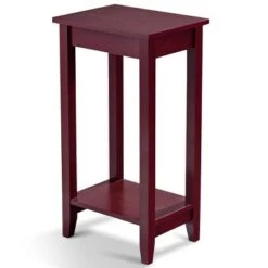 Best Sale 😍 Costway Tall End Table Coffee Stand Night Side Nightstand Accent Furniture ⭐ -End And Side Tables shop unnamed file 3894