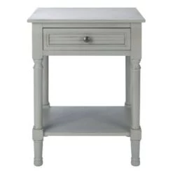 Best Pirce ❤️ Tate 1 Drawer Accent Table - Safavieh Distressed White 🌟 -End And Side Tables shop unnamed file 3916