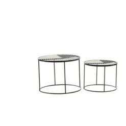 Promo 𧨠Olivia & May Set of 2 Contemporary Metal Accent Tables Black - Olivia & May 𧨠7 Promo 𧨠Olivia & May Set of 2 Contemporary Metal Accent Tables Black - Olivia & May 𧨠-End And Side Tables shop unnamed file 392