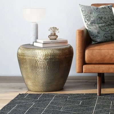 Cheapest π Lerner Metal Side Table Antique Gold - WyndenHall β 3 Cheapest π Lerner Metal Side Table Antique Gold - WyndenHall β