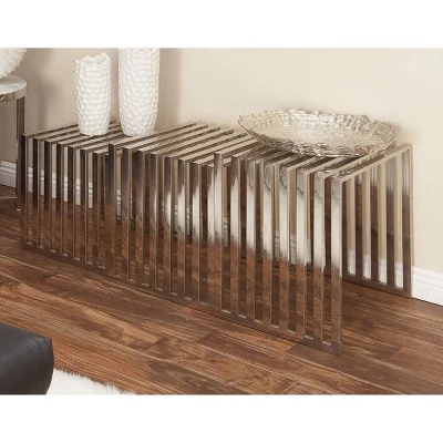 Brand new π₯° Olivia & May Set of 3 Modern Stainless Steel Accent Tables Silver - Olivia & May π 3 Brand new π₯° Olivia & May Set of 3 Modern Stainless Steel Accent Tables Silver - Olivia & May π