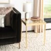 Best Sale 😍 Leilani Palm Leaf Side Table Gold Leaf - Safavieh ⌛
