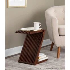 Buy β€οΈ Z-Bamboo End Table Walnut - LumiSource π 21 Buy β€οΈ Z-Bamboo End Table Walnut - LumiSource π -End And Side Tables shop unnamed file 3998