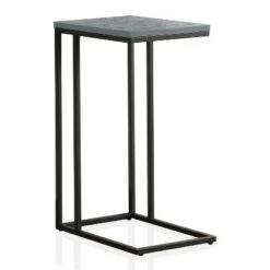 Best Sale 💯 Embo Steel Side Table - miBasics Antique Blue/black 🧨 -End And Side Tables shop unnamed file 4013