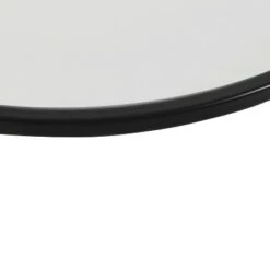 Budget ⭐ Metal Accent Table Triangle Base with Round Mirror Top - HomePop White 🔔 -End And Side Tables shop unnamed file 4051