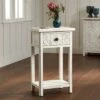 Top 10 ⭐ 55 Downing Street Modern Wood Accent Side End Table 19" x 13 3/4" with Drawer and Shelf White Living Room Bedroom Bedside Entryway 😀 -End And Side Tables shop unnamed file 4080