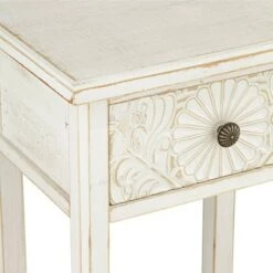 Top 10 ⭐ 55 Downing Street Modern Wood Accent Side End Table 19" x 13 3/4" with Drawer and Shelf White Living Room Bedroom Bedside Entryway 😀 -End And Side Tables shop unnamed file 4082