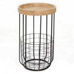 Top 10 🔔 Olivia & May Industrial Metal Accent Table Black - Olivia & May 😀 -End And Side Tables shop unnamed file 4110
