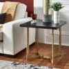 Flash Sale 😉 Karianne Black and Gold Metal Base End Table Black/Gold - Inspire Q 🔔 -End And Side Tables shop unnamed file 4117