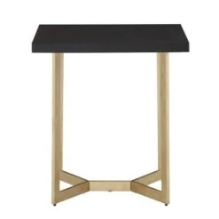 Flash Sale 😉 Karianne Black and Gold Metal Base End Table Black/Gold - Inspire Q 🔔 -End And Side Tables shop unnamed file 4118