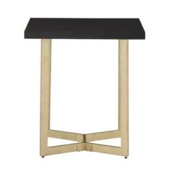 Flash Sale 😉 Karianne Black and Gold Metal Base End Table Black/Gold - Inspire Q 🔔 -End And Side Tables shop unnamed file 4119