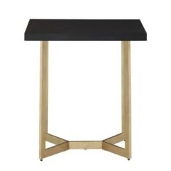 Flash Sale 😉 Karianne Black and Gold Metal Base End Table Black/Gold - Inspire Q 🔔 -End And Side Tables shop unnamed file 4120
