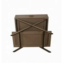 Hot Sale 😀 Decor Therapy Barrett X - Base One Drawer Side Table British Brown - Décor Therapy ⭐ -End And Side Tables shop unnamed file 4132