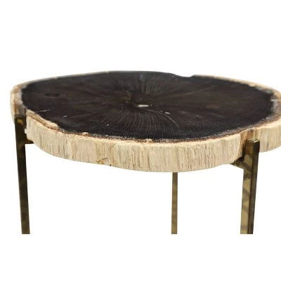Flash Sale π Olivia & May Set of 3 Contemporary Petrified Wood Accent Tables - Olivia & May π 4 Flash Sale π Olivia & May Set of 3 Contemporary Petrified Wood Accent Tables - Olivia & May π - Image 2