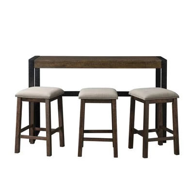 Best deal π₯ Enrico Multipurpose Bar Table Set Brown - Picket House Furnishings π― 4 Best deal π₯ Enrico Multipurpose Bar Table Set Brown - Picket House Furnishings π― - Image 2