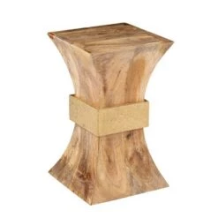 Cheap ✨ Bewill Square Side Table with Brass Accents Natural/Brass - Aiden Lane ⭐ -End And Side Tables shop unnamed file 4203