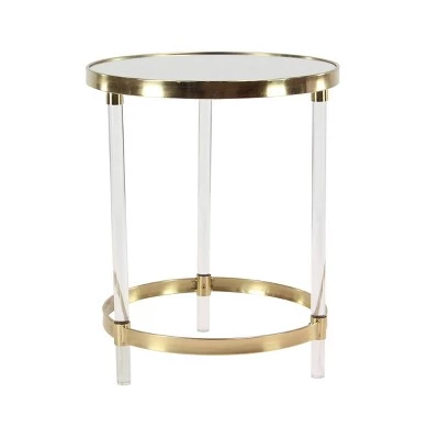 Discount π Olivia & May Contemporary Acrylic Accent Table Gold - Olivia & May β€οΈ 6 Discount π Olivia & May Contemporary Acrylic Accent Table Gold - Olivia & May β€οΈ - Image 4