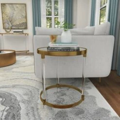 Discount π Olivia & May Contemporary Acrylic Accent Table Gold - Olivia & May β€οΈ 22 Discount π Olivia & May Contemporary Acrylic Accent Table Gold - Olivia & May β€οΈ -End And Side Tables shop unnamed file 4217