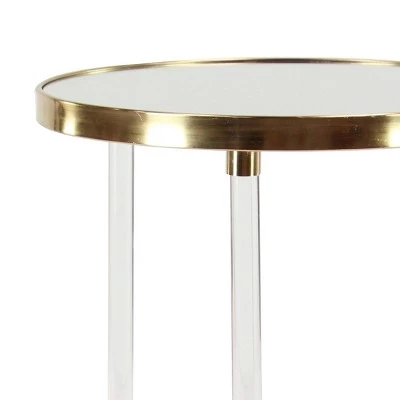 Discount π Olivia & May Contemporary Acrylic Accent Table Gold - Olivia & May β€οΈ 17 Discount π Olivia & May Contemporary Acrylic Accent Table Gold - Olivia & May β€οΈ - Image 15