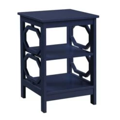 Best reviews of 🎉 Omega End Table with Shelves - Breighton Home Cobalt Blue ⌛ -End And Side Tables shop unnamed file 4230