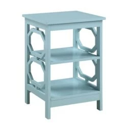 Best reviews of 🎉 Omega End Table with Shelves - Breighton Home Cobalt Blue ⌛ -End And Side Tables shop unnamed file 4233