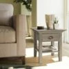 Deals ✨ 19" Mansfield Solid Wood End Table - Wyndenhall Distressed Gray 🎁 -End And Side Tables shop unnamed file 4247