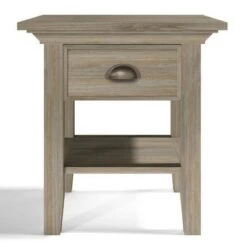Deals ✨ 19" Mansfield Solid Wood End Table - Wyndenhall Distressed Gray 🎁 -End And Side Tables shop unnamed file 4249