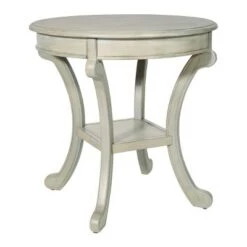 Promo 🌟 Vermont Accent Table - OSP Home Furnishings Antique Carribean Blue 😍 -End And Side Tables shop unnamed file 4272
