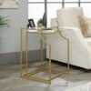 Wholesale 😀 2pc International Lux Nesting Accent Tables Satin Gold - Sauder 🎉 -End And Side Tables shop unnamed file 4304