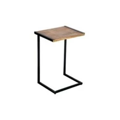 Top 10 👍 C Shape Mango Wood Sofa Side End Table with Metal Cantilever Base Brown/Black - The Urban Port 🛒 -End And Side Tables shop unnamed file 4331