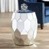 Wholesale 🎁 Studio 55D Modern Glam Mirrored Round Accent Side End Table 18" Wide Silver Geometric for Living Room Bedroom Entryway House Home 😉 -End And Side Tables shop unnamed file 4390