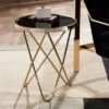 Cheapest 🧨 55 Downing Street Modern Gold Round Accent Side End Table 17 1/2" Wide Painted Black Glass Top Hairpin Base for Living Room Home 🎁 -End And Side Tables shop unnamed file 4407