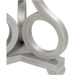 Best reviews of 💯 Crestview Collection Traditional Wood Round Accent Side End Table 26" Wide Silver Scalloped Tabletop for Living Room Home House 💯 -End And Side Tables shop unnamed file 4418