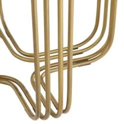 Budget 🔔 Studio 55D Luxury Bronze Metal Round Accent Side End Table 24" Wide Gold Marbleized Glass Tabletop Living Room Bedroom Entryway ⭐ -End And Side Tables shop unnamed file 4422