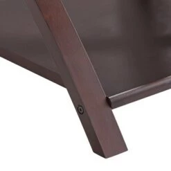 Top 10 ⭐ Elm Lane Modern Espresso Wood Accent Side End Table 23 3/4" Wide with Shelf Brown Clear Glass Tabletop for Living Room Bedroom House 🔔 -End And Side Tables shop unnamed file 4436