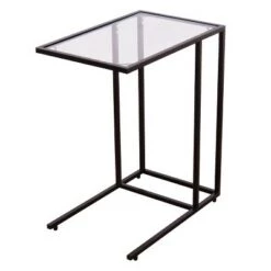 Cheap 🎁 Costway 2PCS Coffee Tray Side Sofa End Table Ottoman Couch Stand TV Lap W/Glass Top 💯 -End And Side Tables shop unnamed file 4490