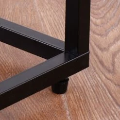 Cheap 🎁 Costway 2PCS Coffee Tray Side Sofa End Table Ottoman Couch Stand TV Lap W/Glass Top 💯 -End And Side Tables shop unnamed file 4495