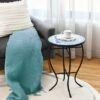 Best reviews of 🤩 Costway Mosaic Side Table Accent Table Round Balcony Bistro End Table OrangeBlueNavy 😀 -End And Side Tables shop unnamed file 4514