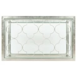 New 👍 Hanzel Glass Side Table Silver Leaf - Safavieh 🥰 -End And Side Tables shop unnamed file 4563