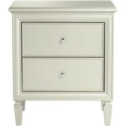 Budget ⌛ 55 Downing Street Modern Wood Rectangular Accent Side End Table 24" x 17 1/2" with Drawer Champagne Silver for Living Room House 🛒 -End And Side Tables shop unnamed file 4583