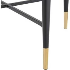 Budget 🥰 Studio 55D Modern Metal Round Accent Side End Table 25" Wide Matte Black Gold Marbleized Glass Tabletop for Living Room Bedroom ✔️ -End And Side Tables shop unnamed file 4593