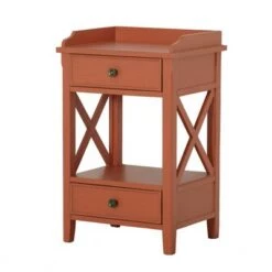 Top 10 β 2 Drawer X Side End Table - HomeFare Clay π 14 Top 10 β 2 Drawer X Side End Table - HomeFare Clay π -End And Side Tables shop unnamed file 4604