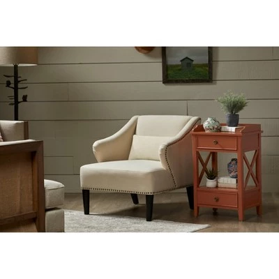 Top 10 β 2 Drawer X Side End Table - HomeFare Clay π 9 Top 10 β 2 Drawer X Side End Table - HomeFare Clay π - Image 7