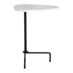 Coupon 👍 Berlin Tripod Side Table - Safavieh White/black ❤️ -End And Side Tables shop unnamed file 4630