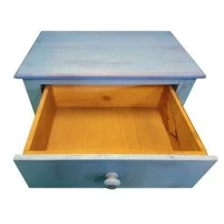 Promo 😍 24" Wooden 1 Drawer End Table with Cross Sides and Open Bottom Shelf - The Urban Port Cream 😍 -End And Side Tables shop unnamed file 4645