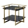 Cheap β€οΈ 2pc Buntington Coffee and Side Table Set with Faux Marble Gold π§₯ Coating/Black - miBasics π 2 Cheap β€οΈ 2pc Buntington Coffee and Side Table Set with Faux Marble Gold π§₯ Coating/Black - miBasics π -End And Side Tables shop unnamed file 465