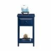 Coupon 🛒 Cottage Road Side Table - Indigo Blue - Sauder 🛒 -End And Side Tables shop unnamed file 4650