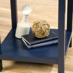Coupon 🛒 Cottage Road Side Table - Indigo Blue - Sauder 🛒 -End And Side Tables shop unnamed file 4654