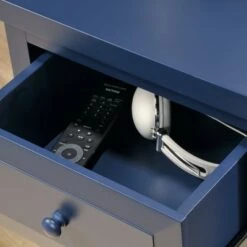 Coupon 🛒 Cottage Road Side Table - Indigo Blue - Sauder 🛒 -End And Side Tables shop unnamed file 4659